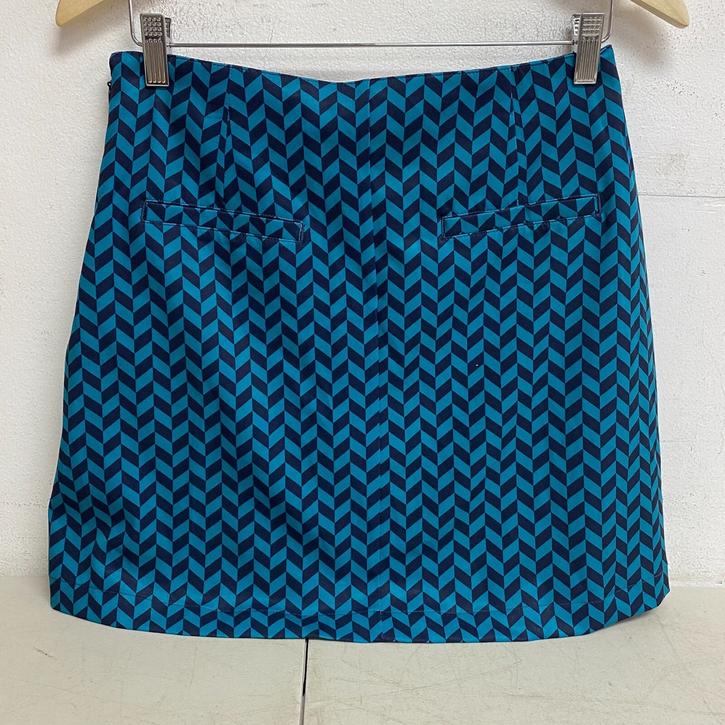 Lady Hagen Womenâs 17" Wrap Trendy Skort Herringbone Turquoise WGH37003 New