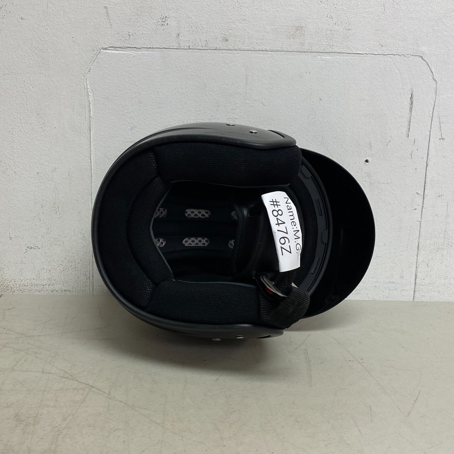 Fulmer 359 Motorcycle Helmet No Face Coverage Size Medium Color Mono Black