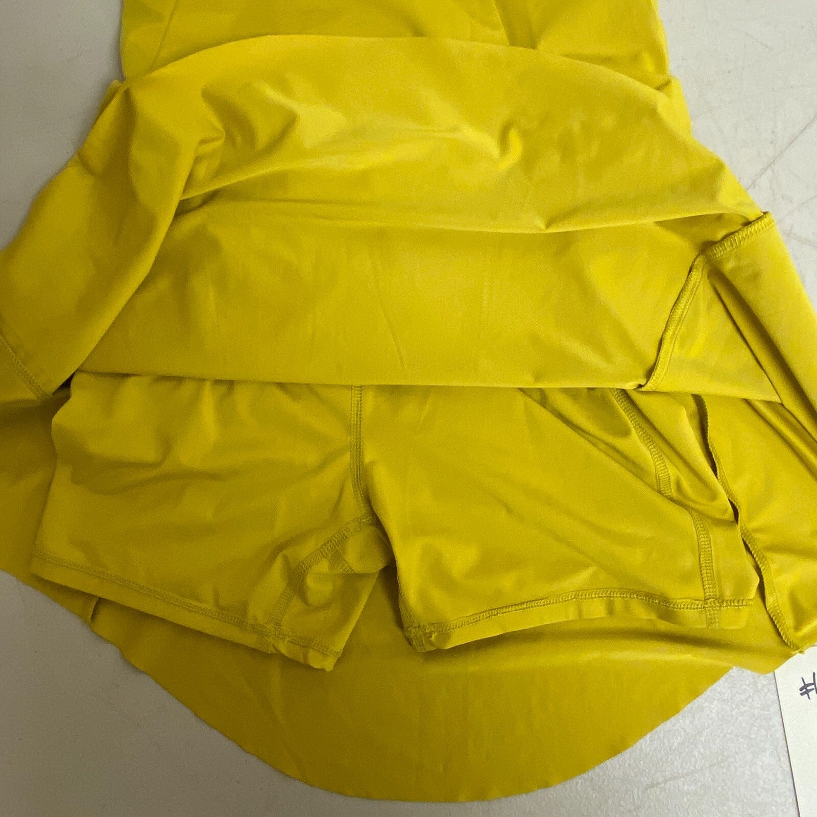 DSG Women's Flounce Dress Grounded Yellow DAW13328 BRAND NEW