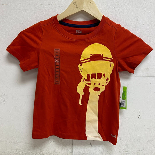 DSG Boys' Cotton Graphic T-Shirt Chili Spice Victory Fball Short Sleeve DAB21108