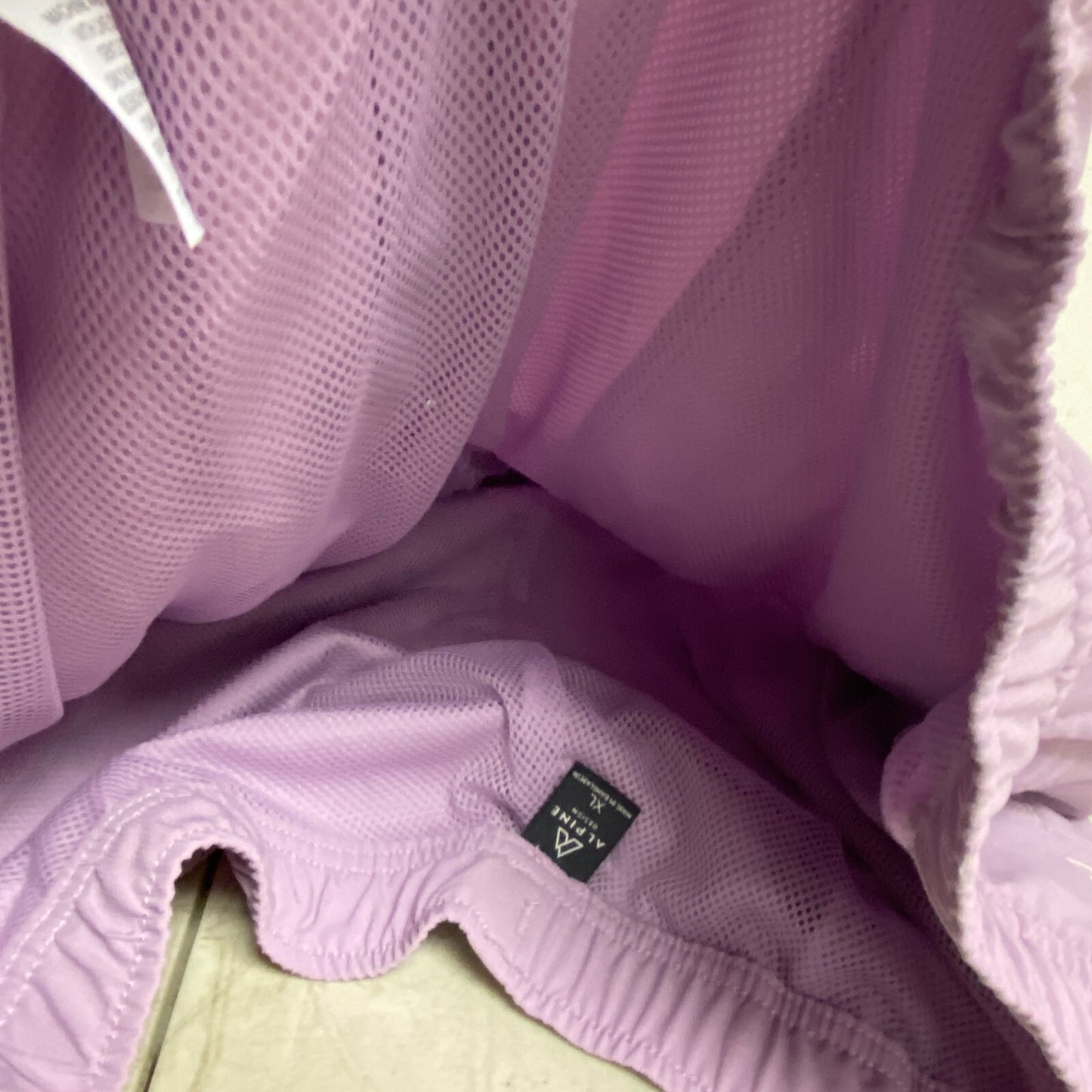 Alpine Design  Menâs Active 5â Pull On Relaxed Fit Short Muted Amethyst ADM1