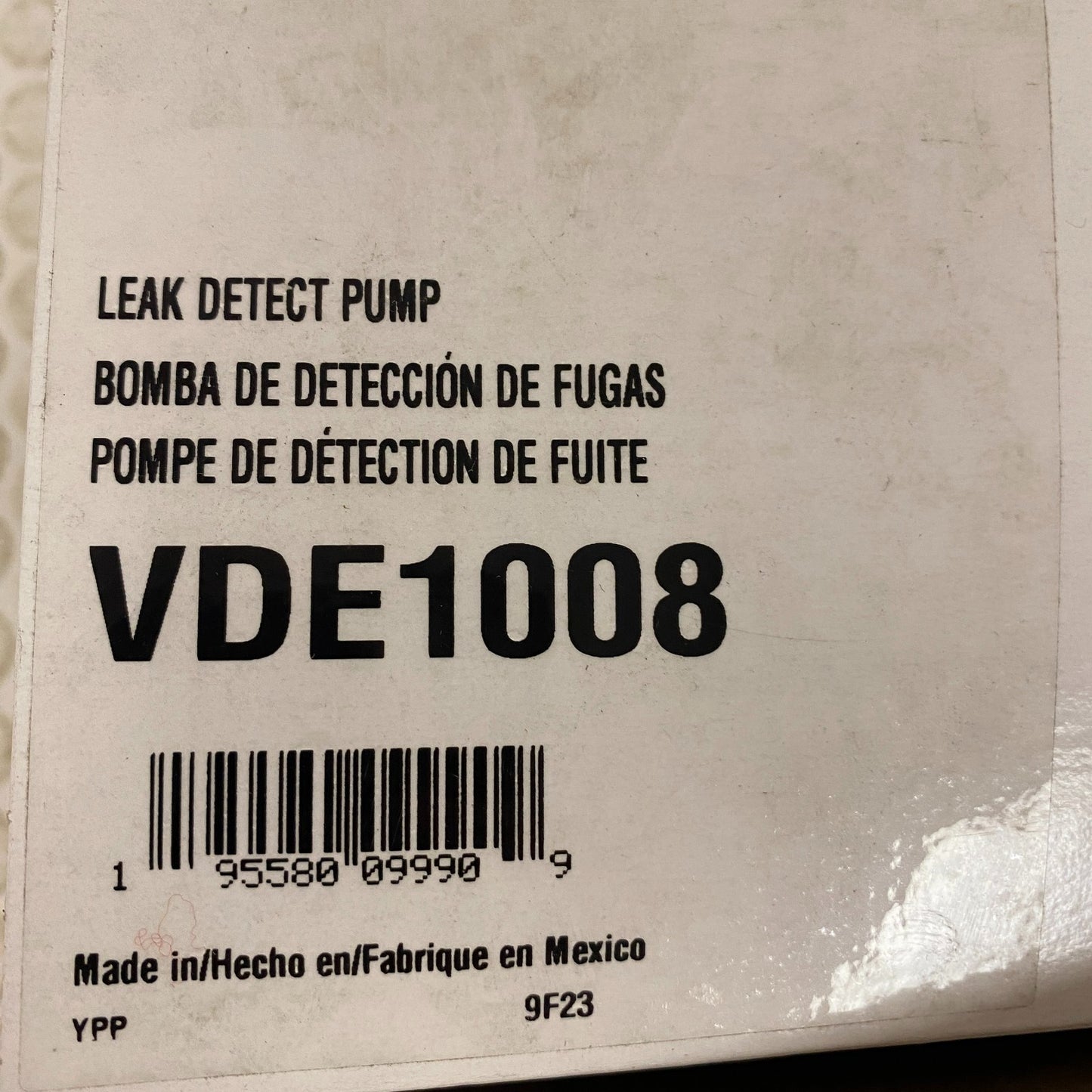 CARQUEST Premium Evaporative Leak Detection Pump Plastic VDE1008