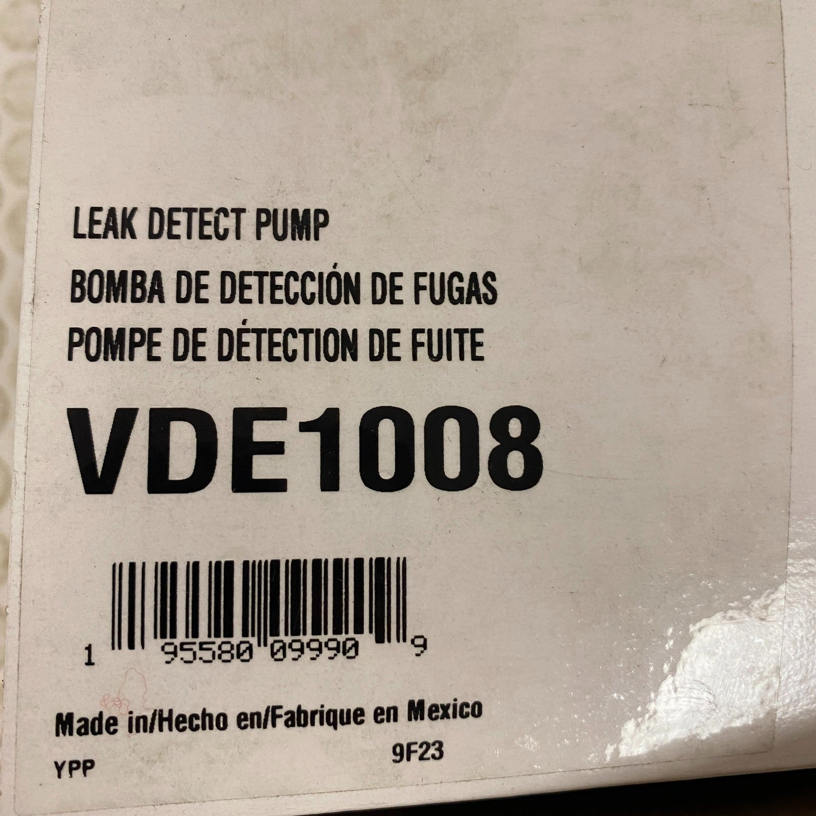 CARQUEST Premium Evaporative Leak Detection Pump Plastic VDE1008