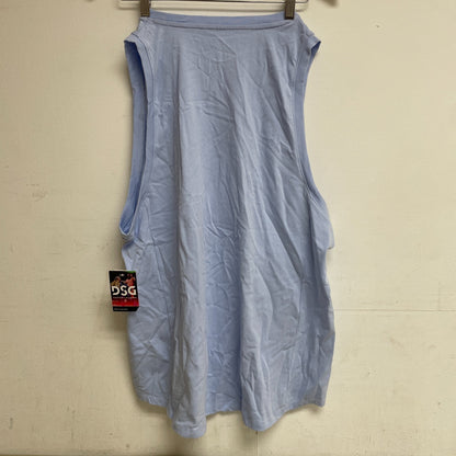 DSG x Twitch + Allison Menâs Zip Tank Nebulous Blue Athletic Top BOSSM12104