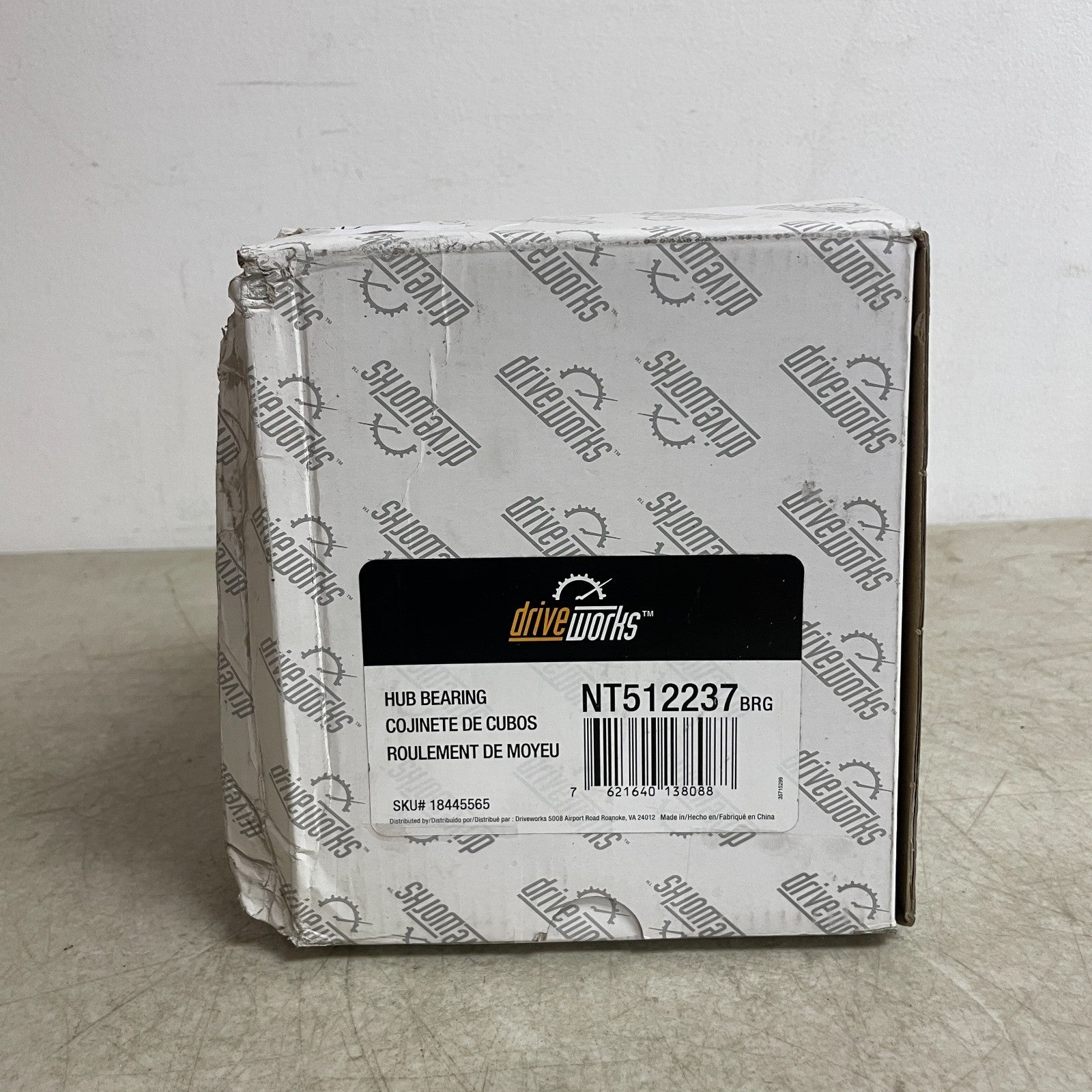 DriveWorks NT512237 Rear Wheel Hub & Bearing Assembly Steel Sealed OE Replacemnt