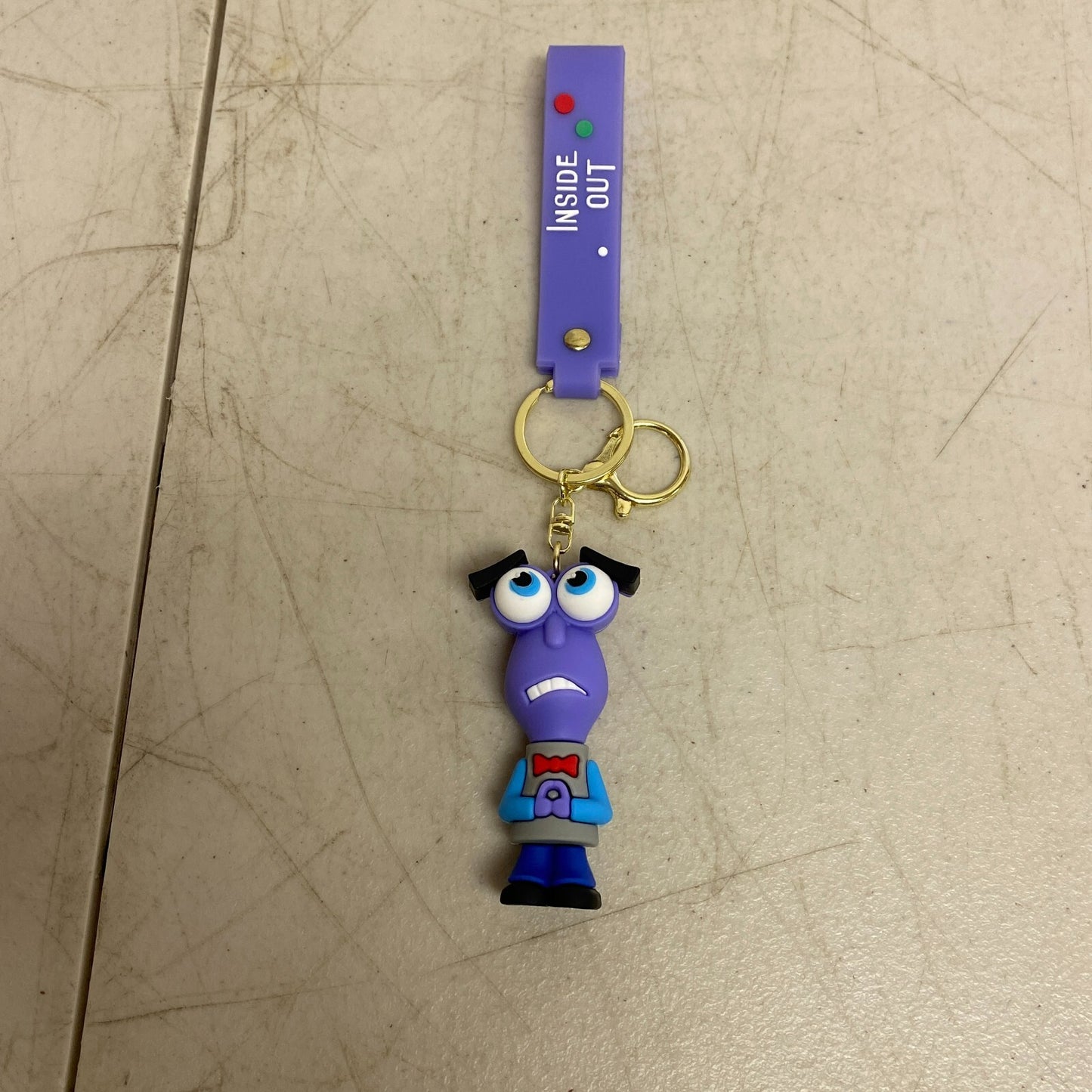 Assorted Silicone Inside out Keychain Fear Accessory