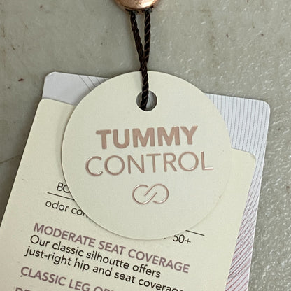 Calia Women's Swim Bikini High Rise Rib Tummy Control Bottom Pistachio Green New