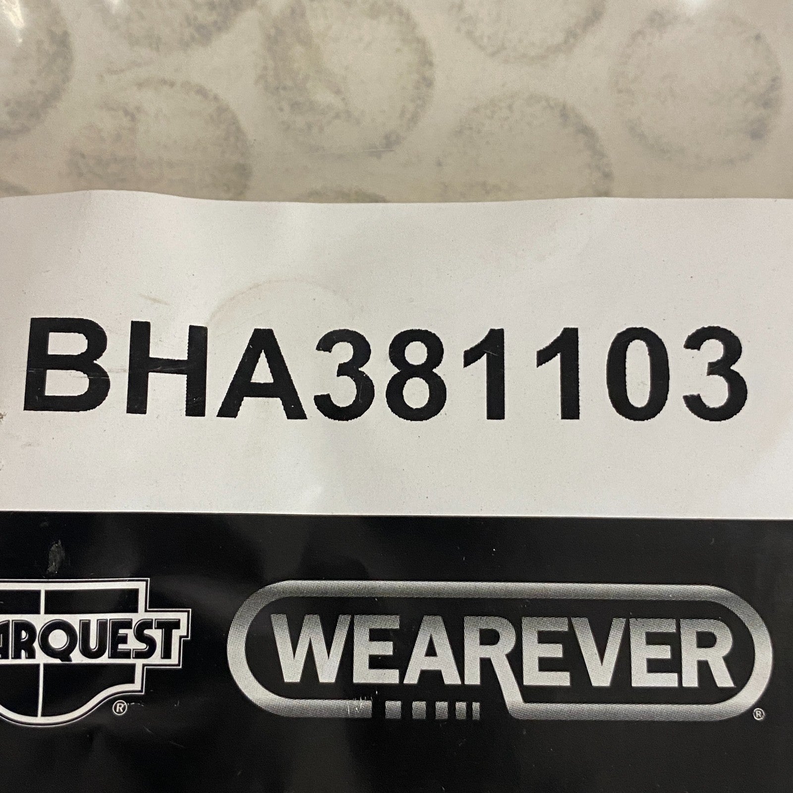 Carquest Wearever Brake Hose Assembly  w/o copper washers BHA381103