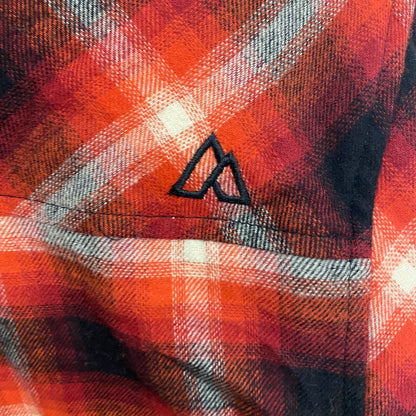 Alpine Design Men's AD M Brushed Flannel Long Sleeves Red Hickory Plaid ADM23300