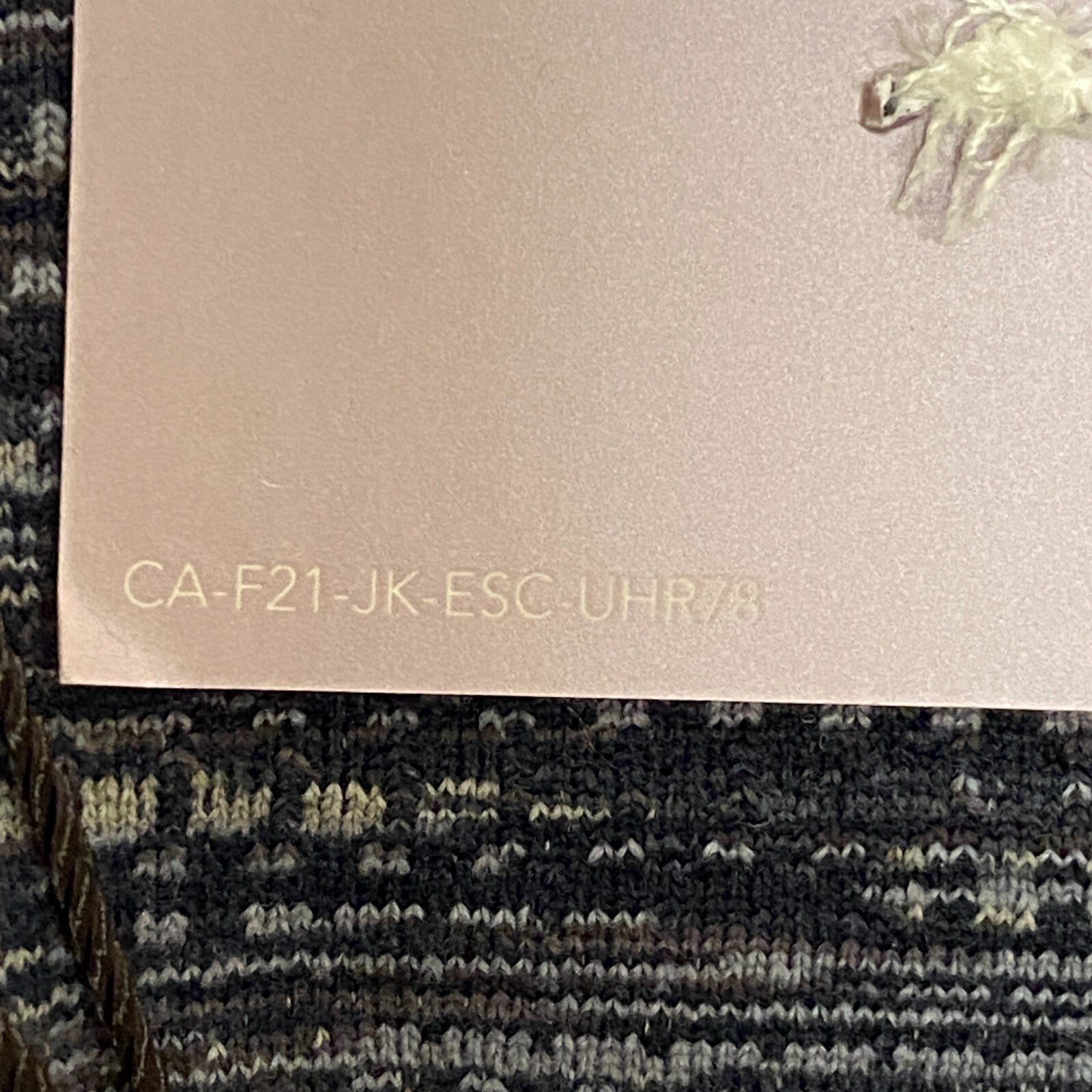 CALIA Women's Ultra High Rise 7/8 Essential Jacq Legging Grey Multi WAX32261