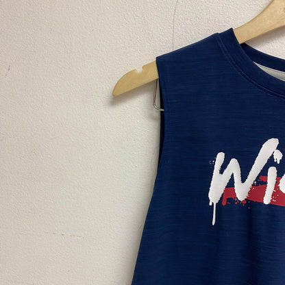 DSG Boy's Novelty Muscle Tank Pure Black/University Navy Wild DAB11115N