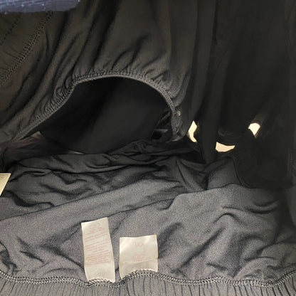 CALIA Performance Step Up Woven High Rise Petal Hem Short Pure Black WAX12259PRT