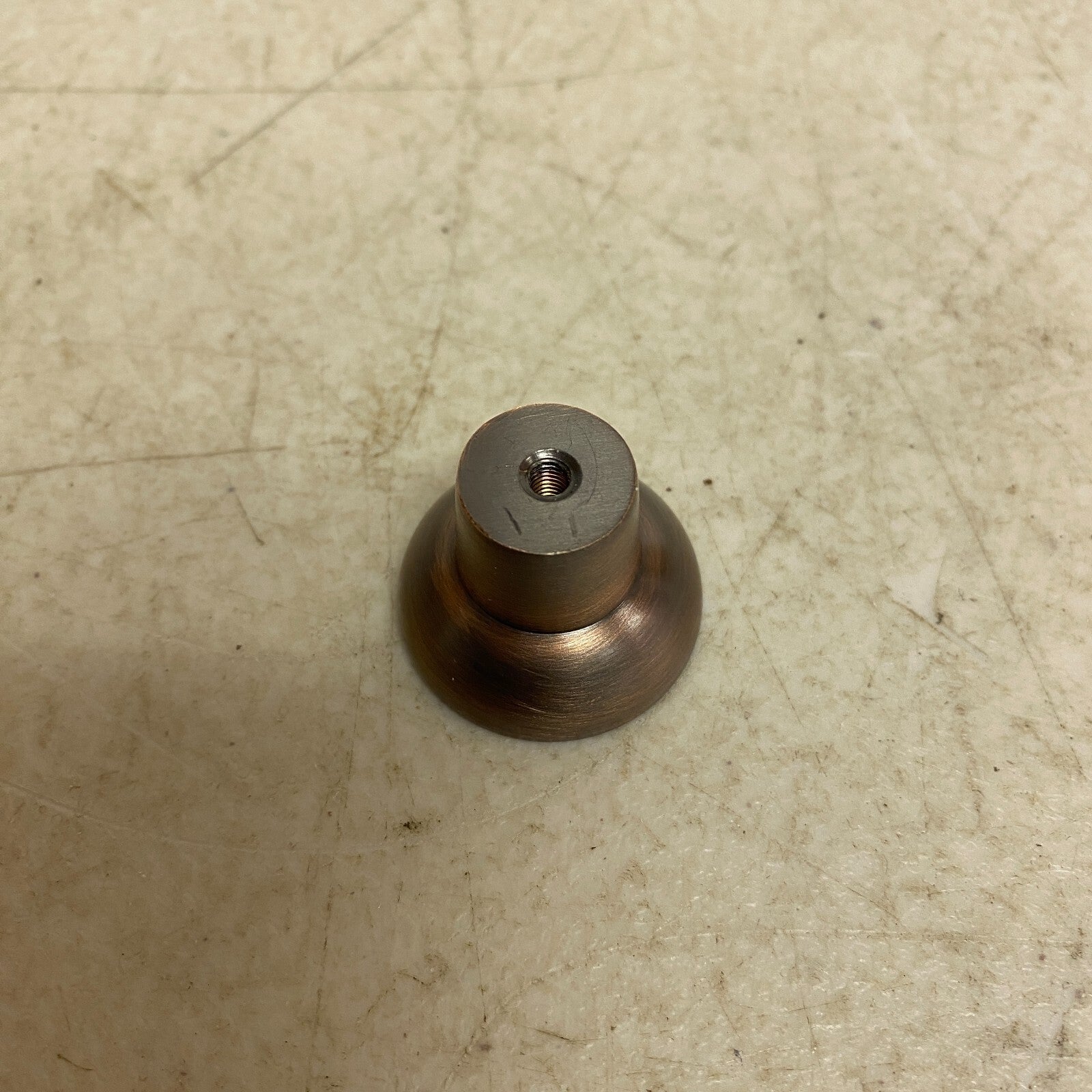 Signature Hardware 1-1/4" Gordes Solid Brass Round Cabinet Knob - Antique Copper