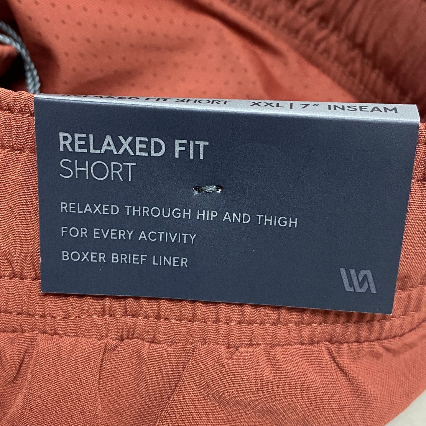 VRST Men's 7"  Relaxed Fit For Every Activity All In Short Brick Rust MAX232405