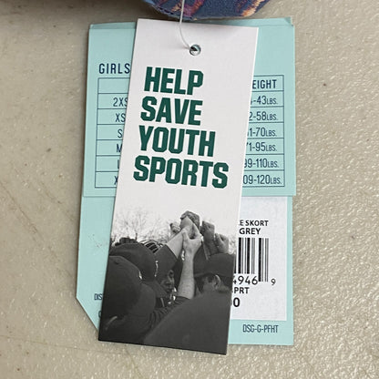 DSG Girls Core Performance MID-RISE Skort Sketchy Ikat Grey DAG13103PRT