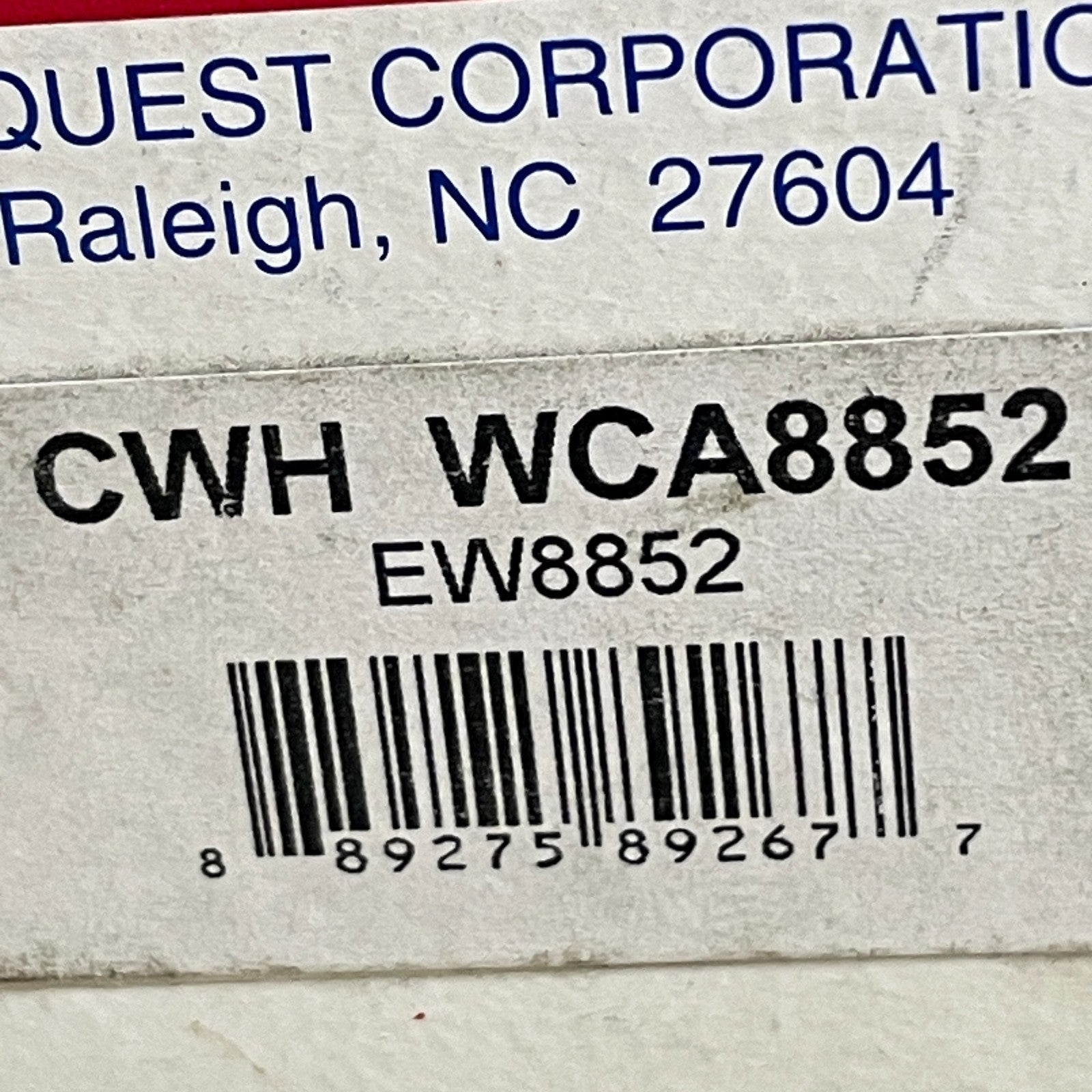 Carquest Wearever Drum Brake Wheel Cylinder 1-1/8" Bore Silver WCA8852