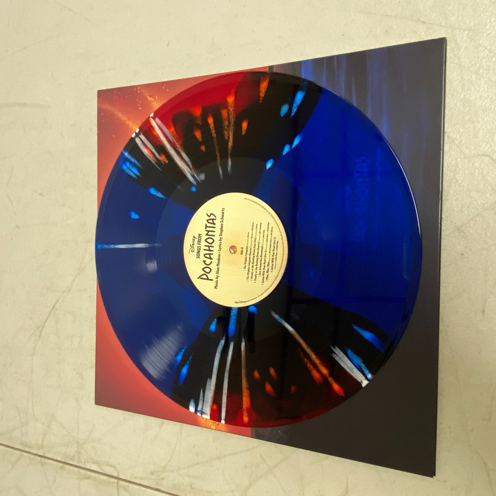 Disney Songs From Pocahontas Orignal Soundtrack vinyl