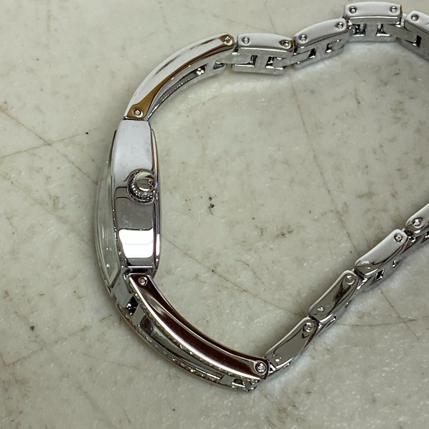 Armitron Women's 75/3531 Swarovski Crystal Acc SILVERT-Tone Bangle Watch R15