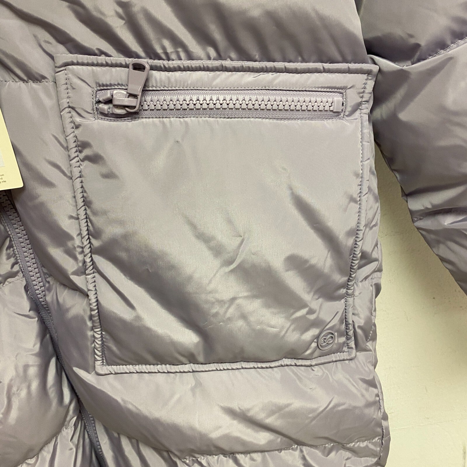 CALIA WOMENS OUTERWEAR LONG LINE SNAP PUFFER JACKET METAL LILLY  WAX36033 NEW!