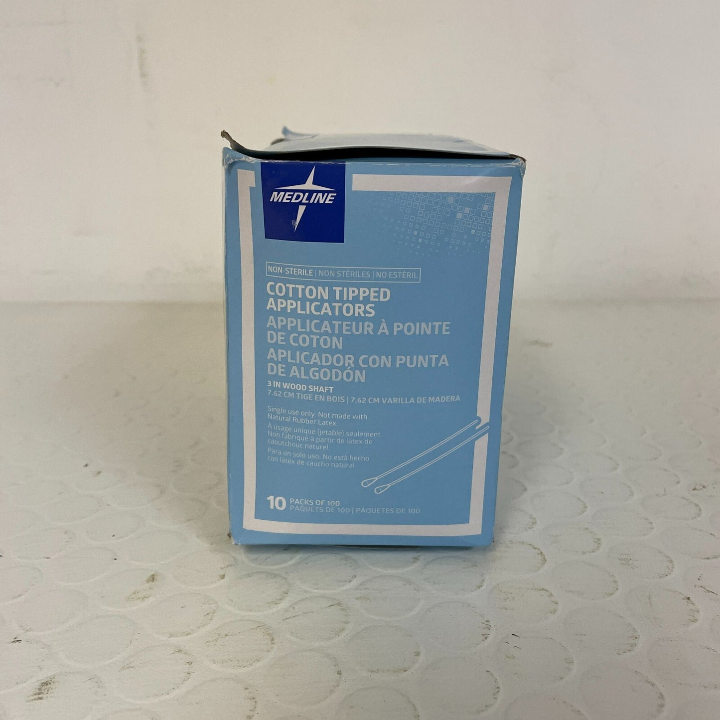 Medline Nonsterile Cotton Tipped Applicator Box of 1000