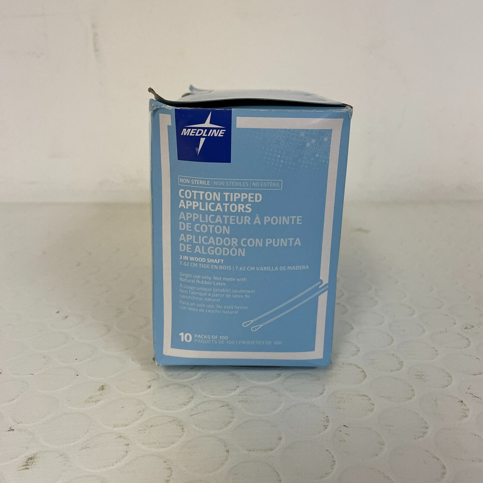 Medline Nonsterile Cotton Tipped Applicator Box of 1000