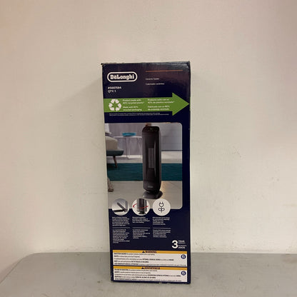 DeLonghi 1500W Ceramic Tower Space Heater w/ Thermostat And Remote