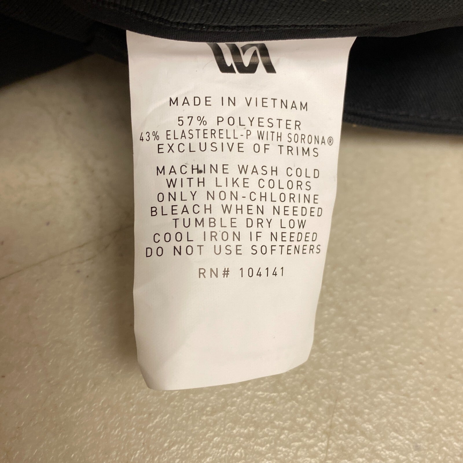 VRST Men's 7â Slim Fit Limitless Shorts  Flat Front Pure Black MAX2004167