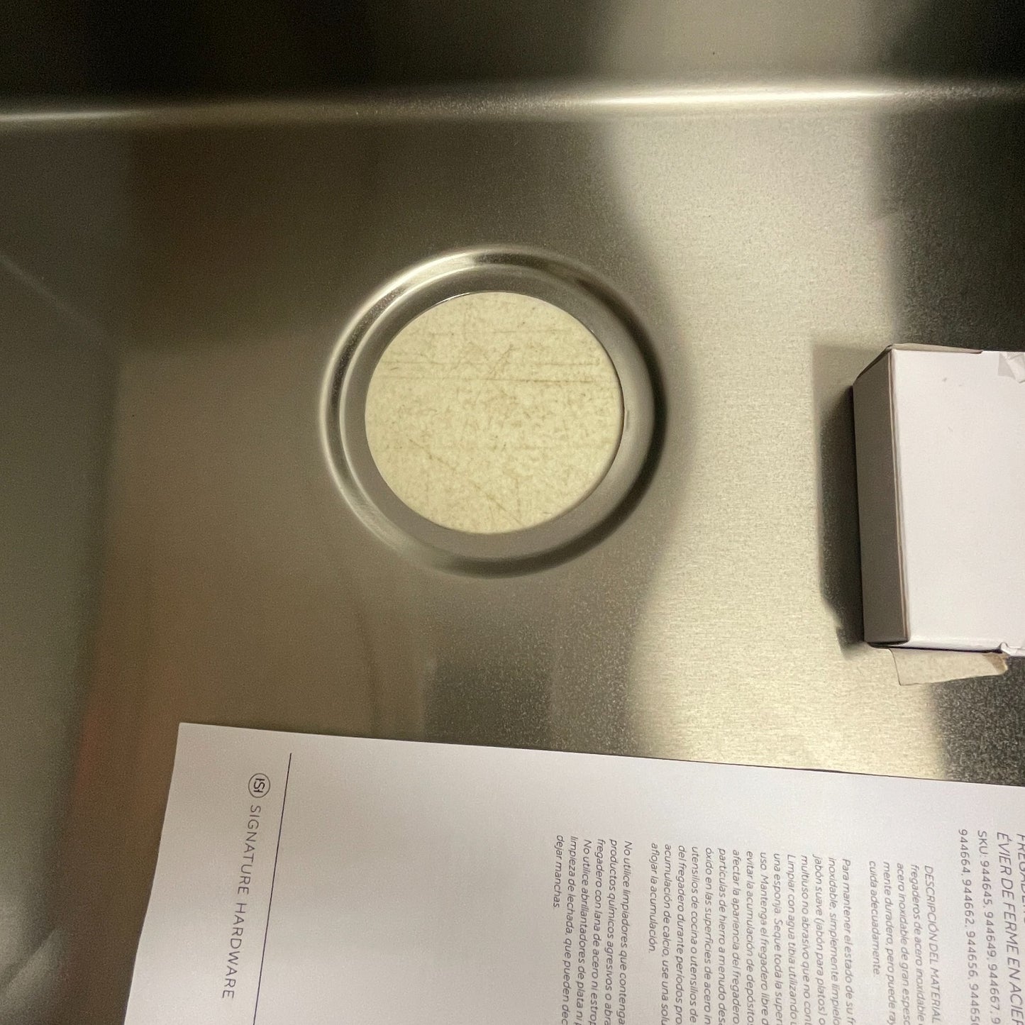 Signature Hardware 36" Atlas 60/40 Offset Double Bowl Stainless Steel Farmhouse