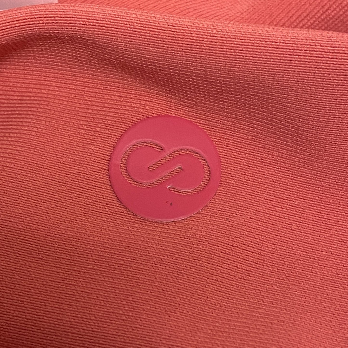 Calia Women's Hygienic Protection Shirred V Front High Rise Bottom Guava Pink