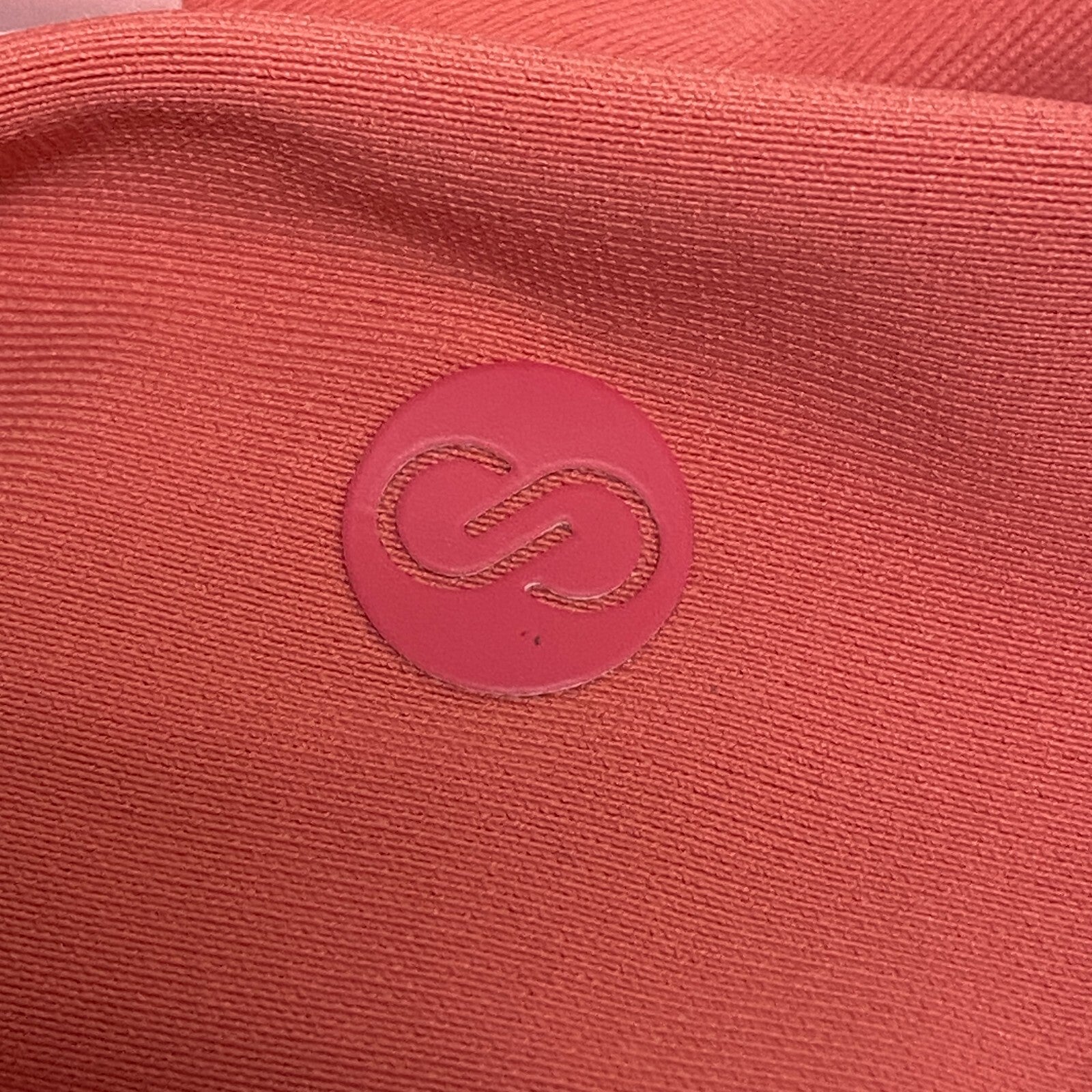 Calia Women's Hygienic Protection Shirred V Front High Rise Bottom Guava Pink
