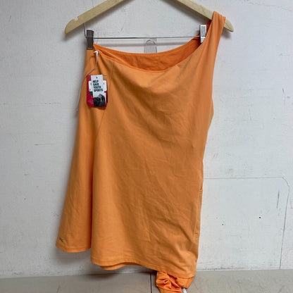 DSG Twitch + Allison Women's One-Shoulder Tank Dress Light Orange BOSSW13328