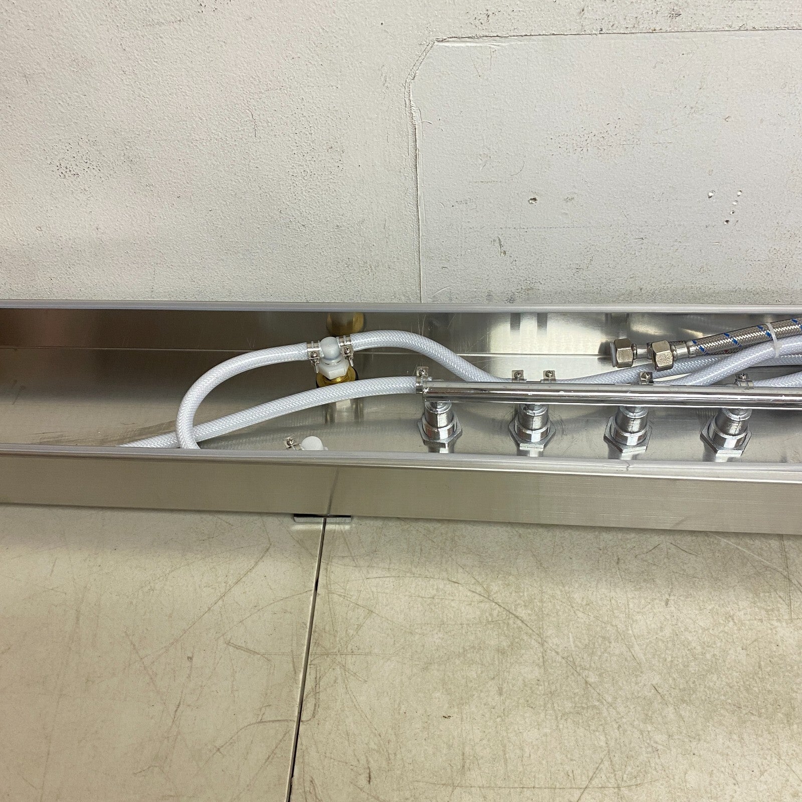 Signature Hardware Shelton Thermostatic Stainless Steel Shower Panel SH441116