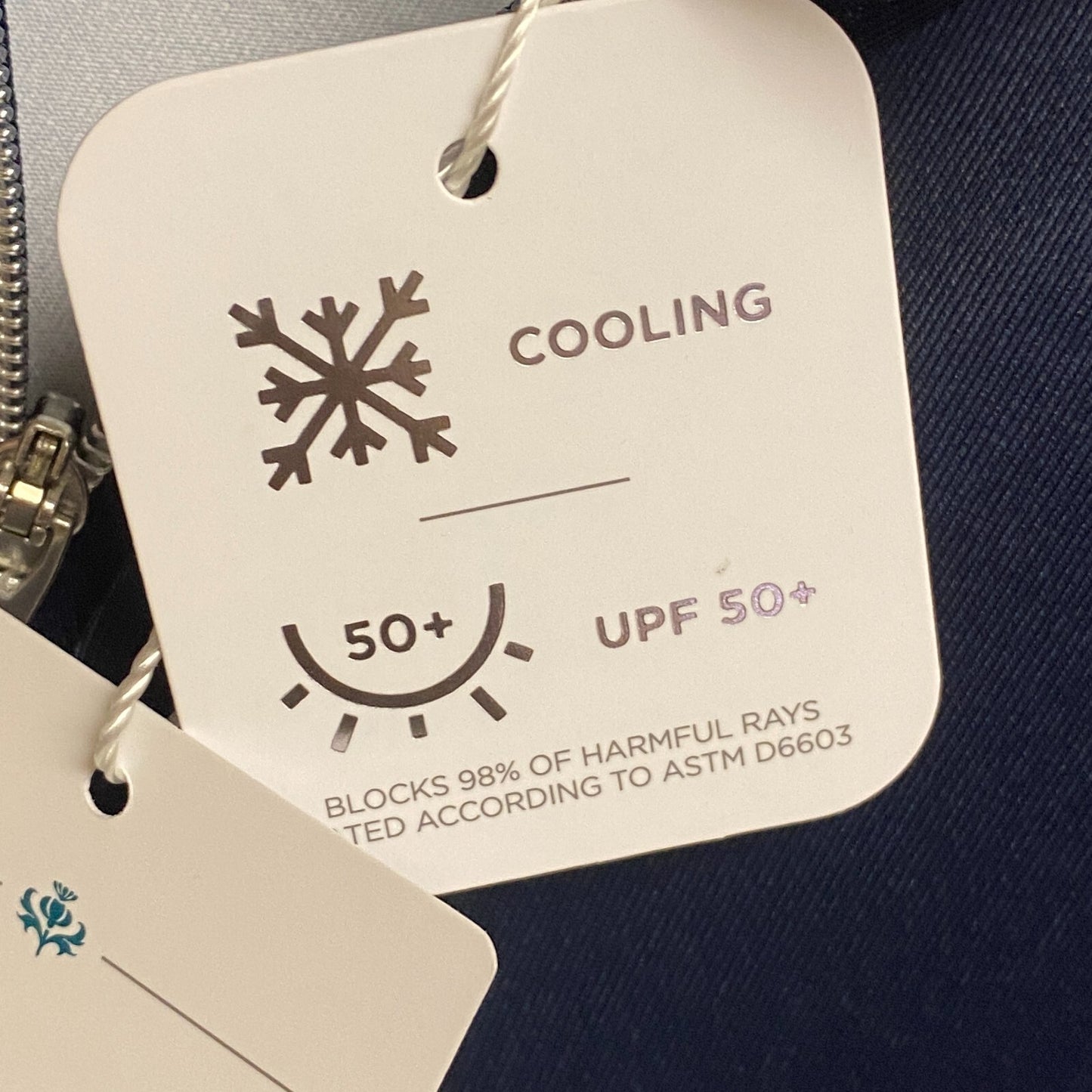 Lady Hagen Women's UV LS 1/4 Zip Blue Multi Stripe WGH11440PS23