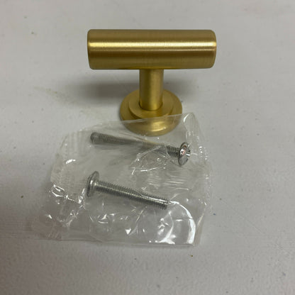 Signature Hardware 1 -3/4" Colmar Brass T Knob - Satin Brass