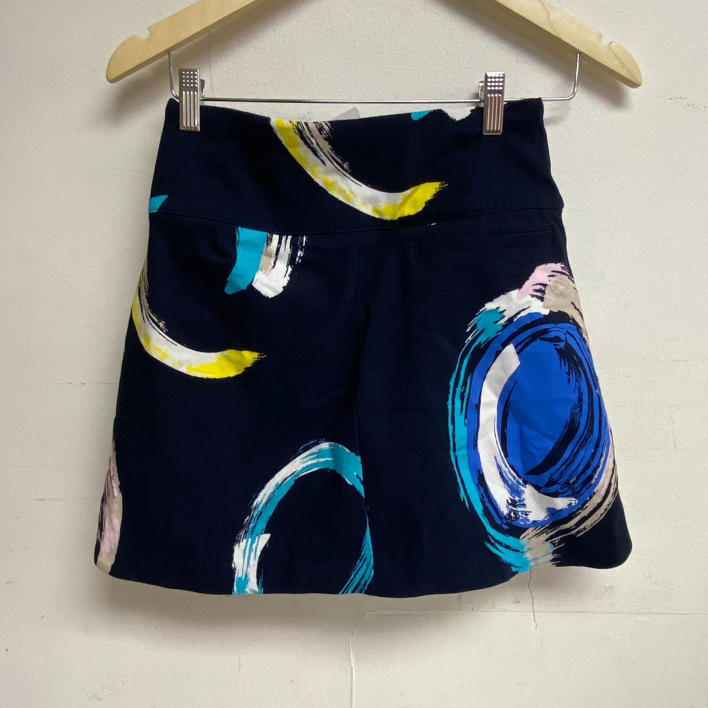 Lady Hagen Womens S 17" Tummy Control Skort Navy Print BRAND NEW