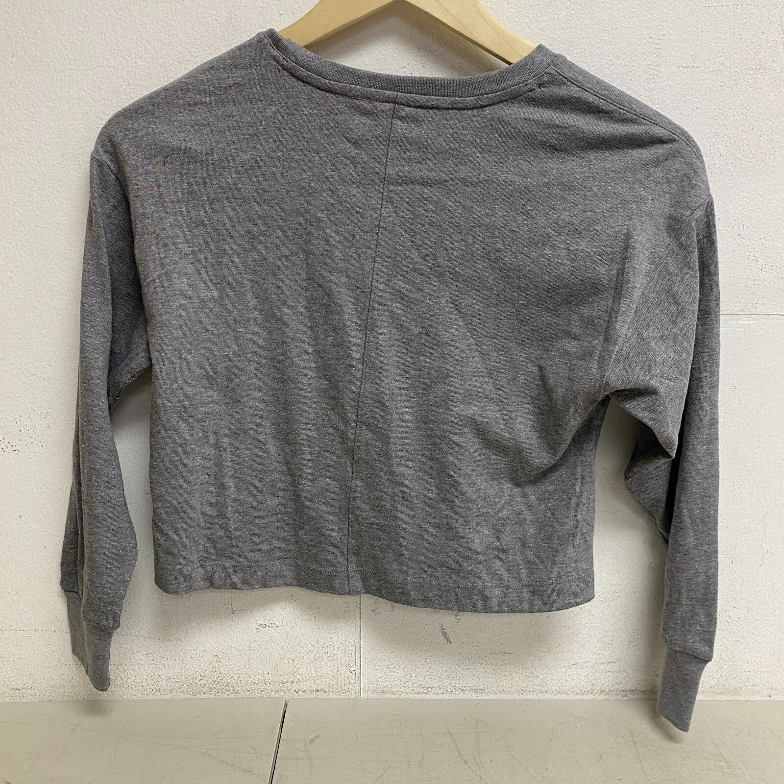 DSG Girls' Long Sleeve Graphic T-Shirt Dark Heather Grey NY DAG12105GH Summer