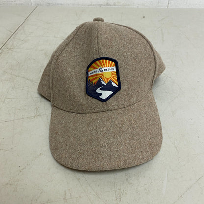 Alpine Design Men's AD M Faux Melton Patch Cap Tan  One Size [OSFA] ADMA4001 New