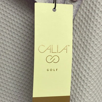 CALIA Women's Honeycomb Flutter Sleeve Golf Polo Blooming Lilac Solid WCG11037