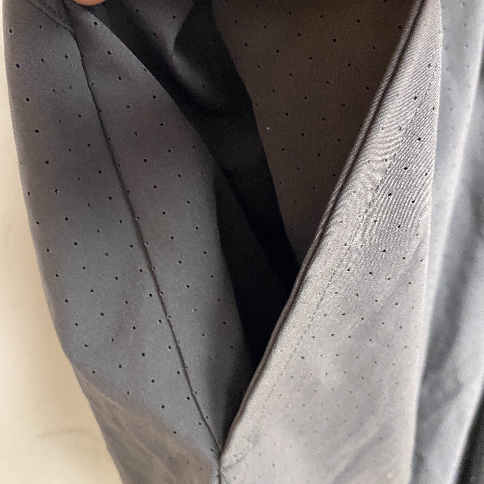 DSG Men's Perforated 2-in-1 short Full Compression Liner Asphalt Gray DAM12116