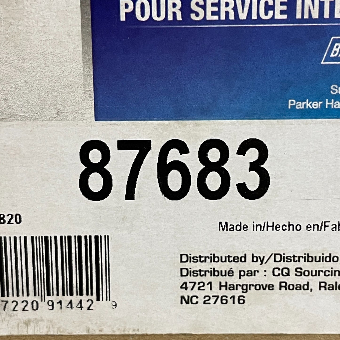 Carquest 87683 Inner Air Filter Element for Heavy Duty Engines Replaces WIX 4268