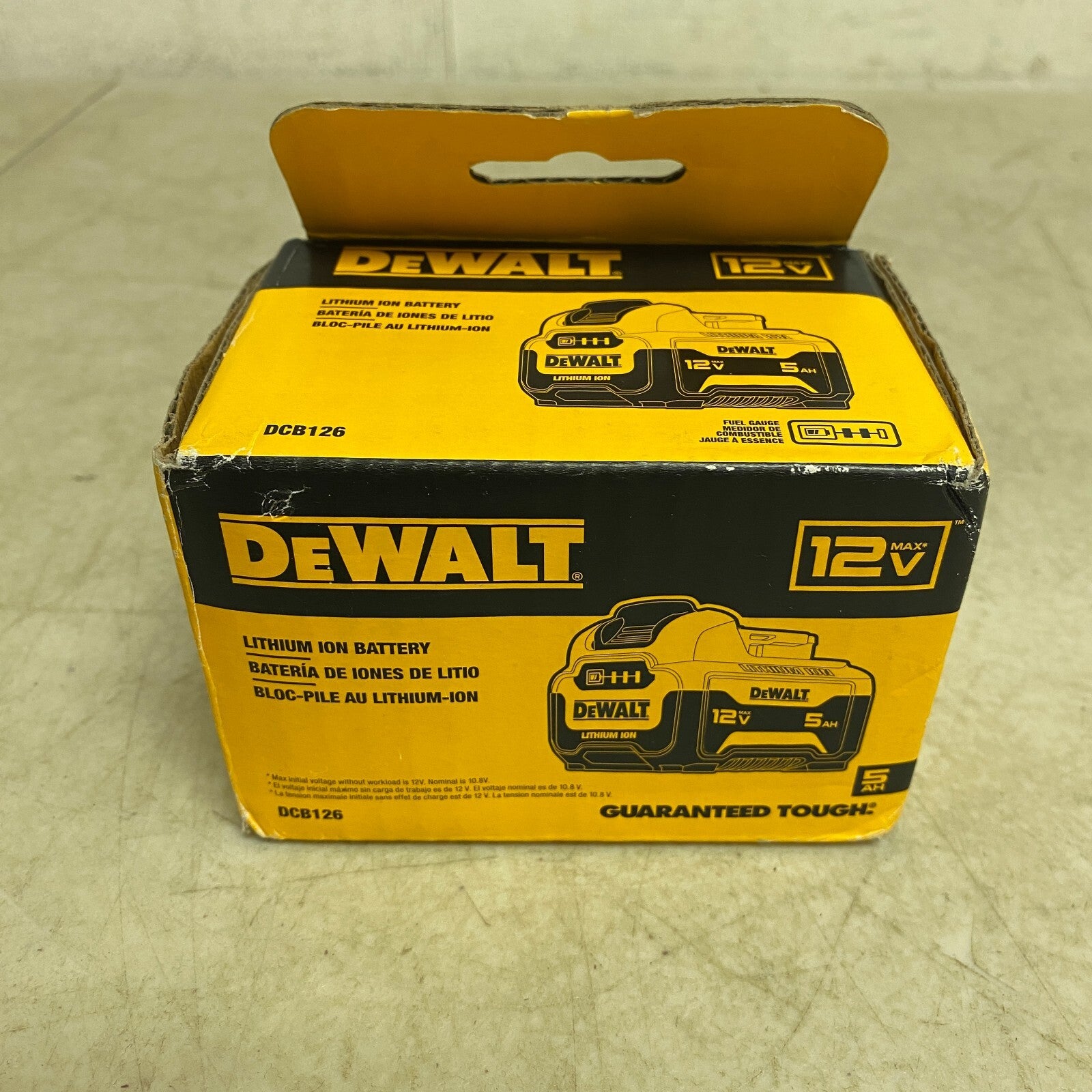 DeWalt 12V MAX 5.0Ah Lithium-Ion Battery DCB126