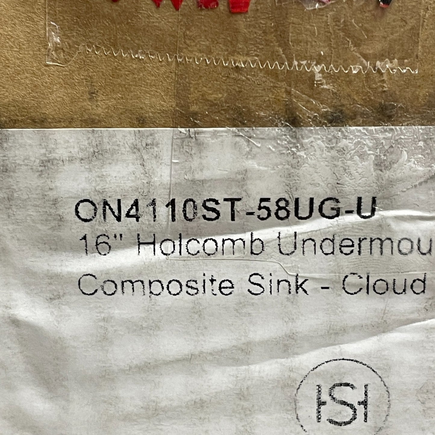 Signature Hardware Holcomb 16″ Undermount Granite Composite Sink Cloud White