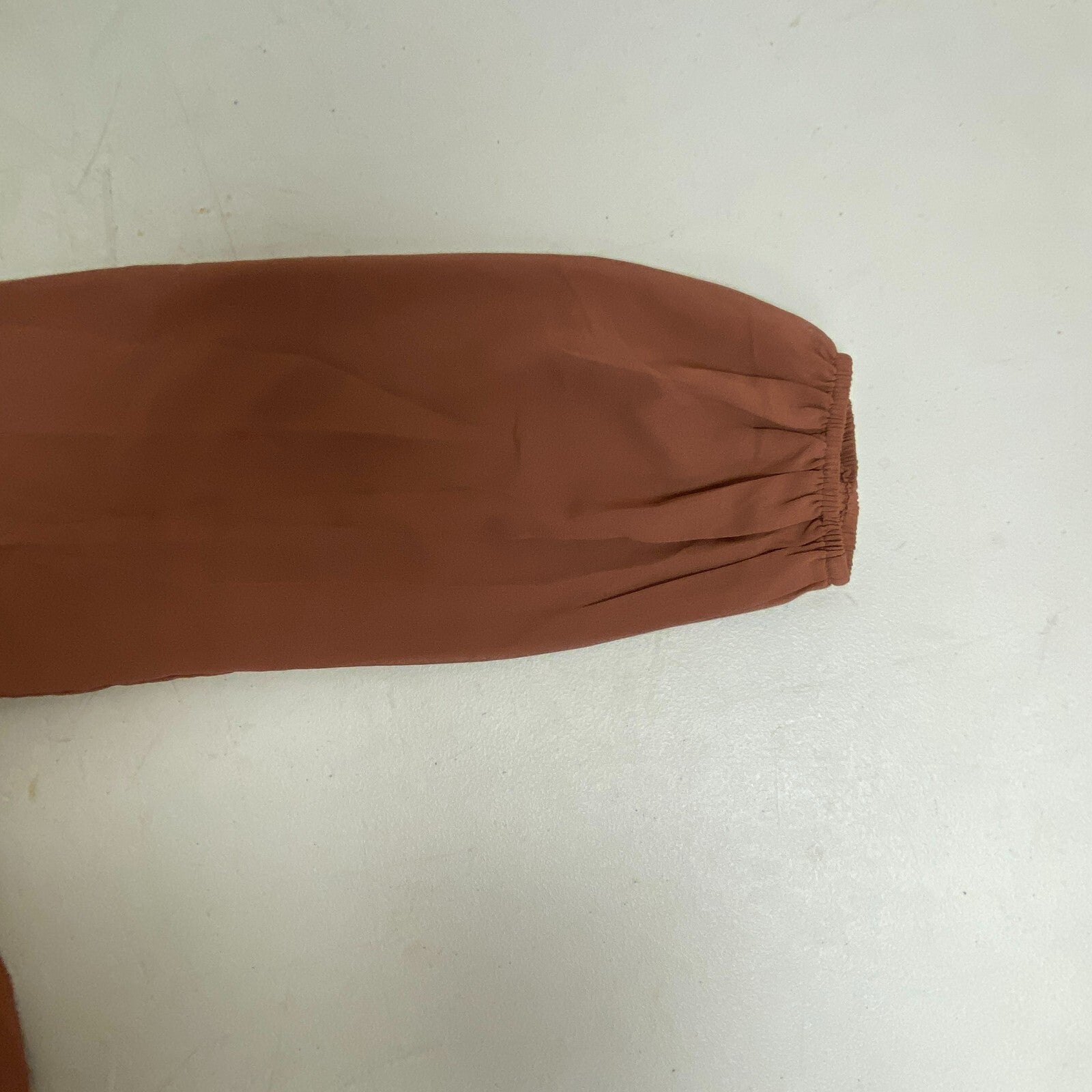 ASOS Design Pink Long Sleeve Ruffled Hem Long Dress Womens Size 8