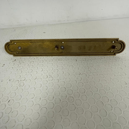 Signature Hardware Entrance Door Set Lever Dummy Satin Brass Left-Hand