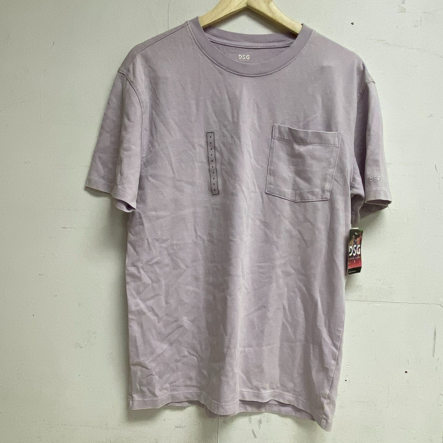 DSG X TWITCH + ALLISON Men's Pocket Short Sleeve Tee Comet Wash Lavender Glow BO