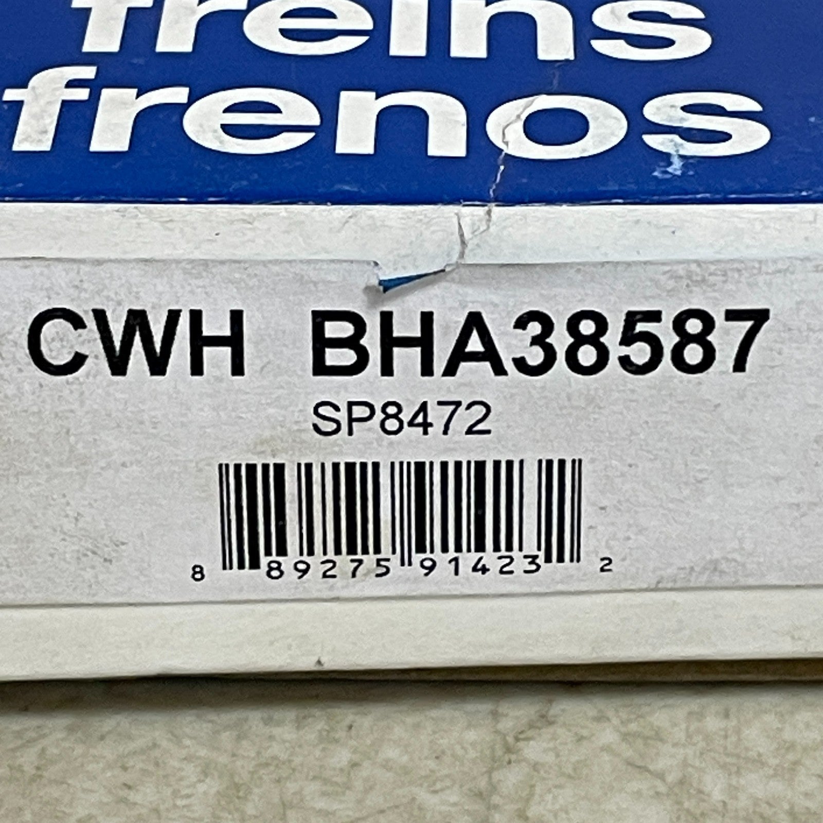 Carquest Wearever Premium Brake Hose Assembly Banjo-Female BHA38587