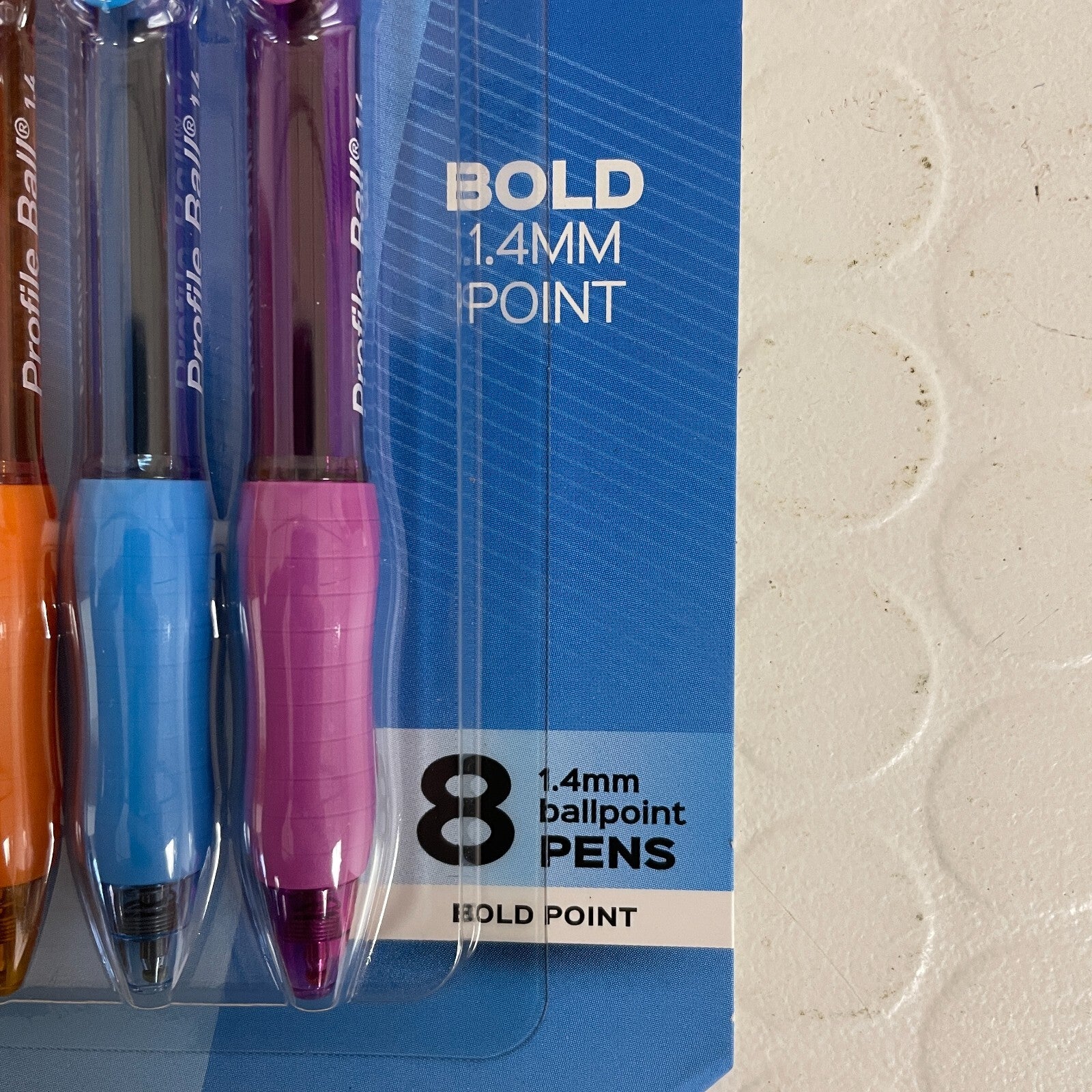 Paper Mate Profile Ballpoint Retractable Pen Assorted Ink Bold 2 Pack 16 Count