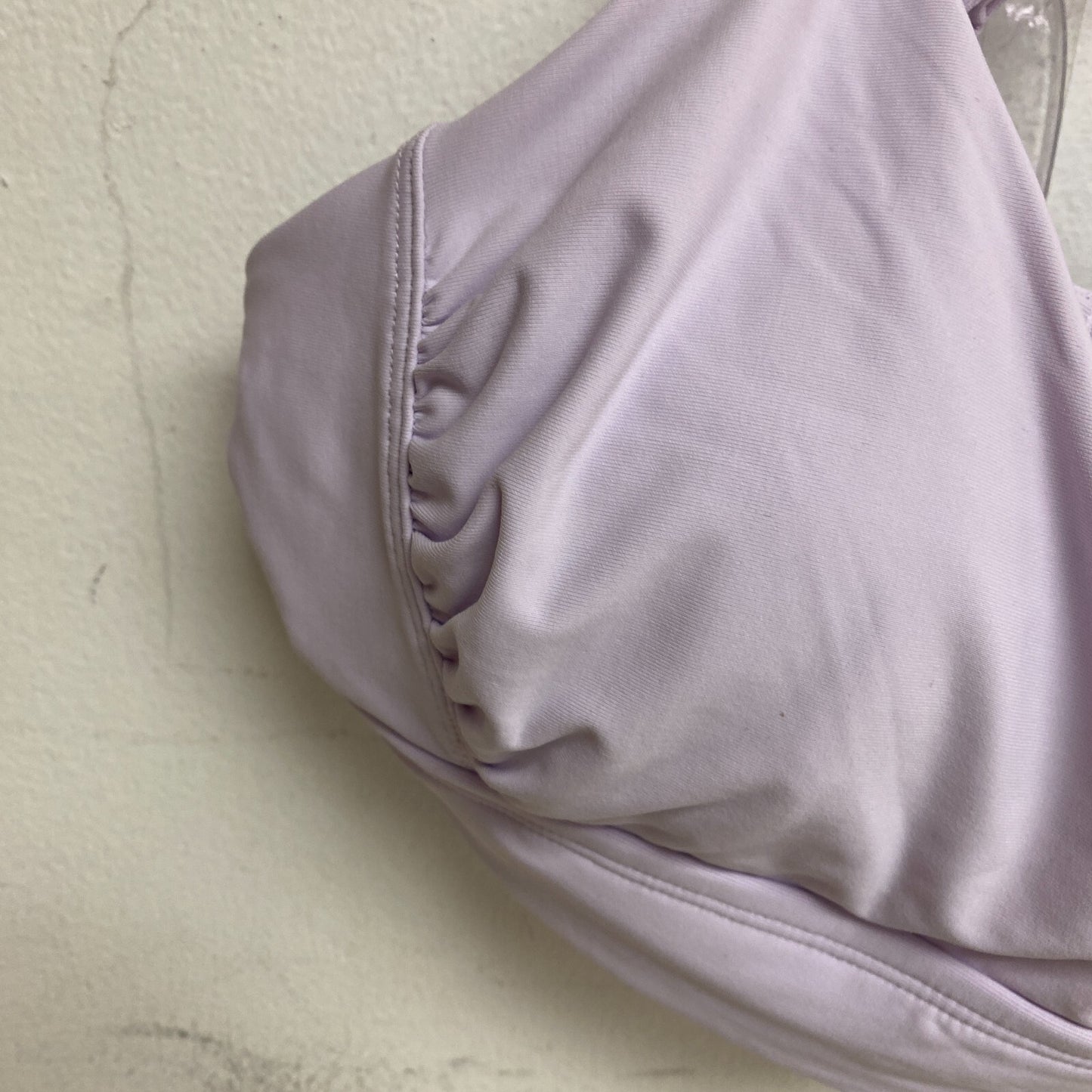 Calia Women's Swim Collection Strappy Back Racerback Bikini Top Blooming Lilac