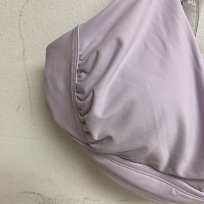 Calia Women's Swim Collection Strappy Back Racerback Bikini Top Blooming Lilac