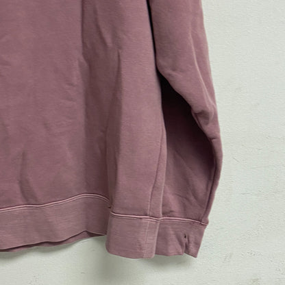 Ana Women's Padded Shoulders Long Sleeve Sweatshirt Size PXL Color: Western Rose